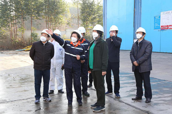 广西壮族自治区党委常委、副主席严植婵到TG反波胆下属广西公司检查指导医废处置惩罚及疫情防控事情